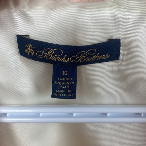 Brooks Brothers Pink Plaid Blazer 100% Linen/Flax Spring 2019 Collection - 16 - Picture 4 of 16